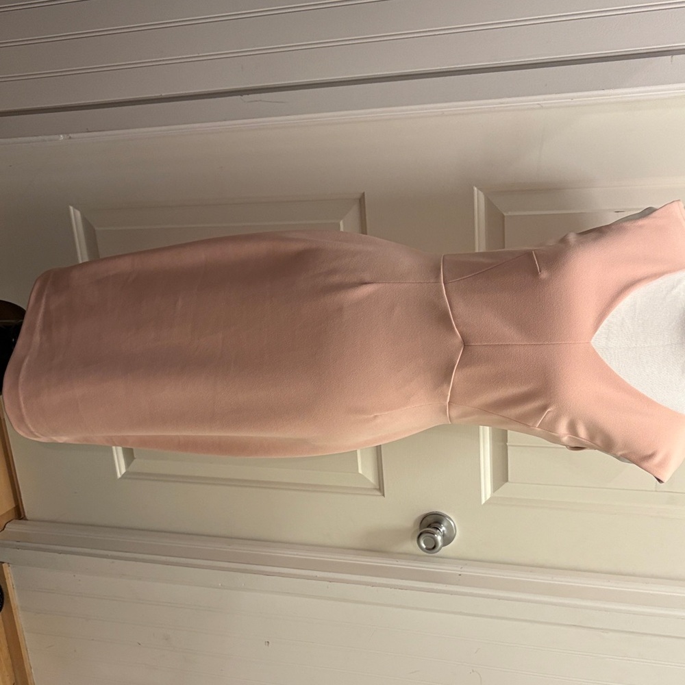 Chic Blush Midi Dress